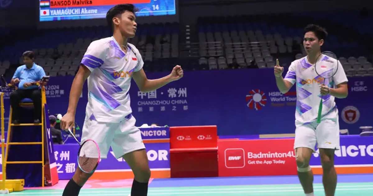 Fikri/Daniel Bidik 15 Besar Dunia di Musim 2025 Melalui China Masters